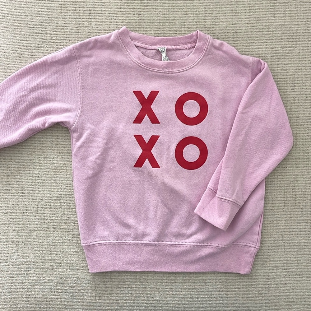 4T Valentine’s sweatshirt
